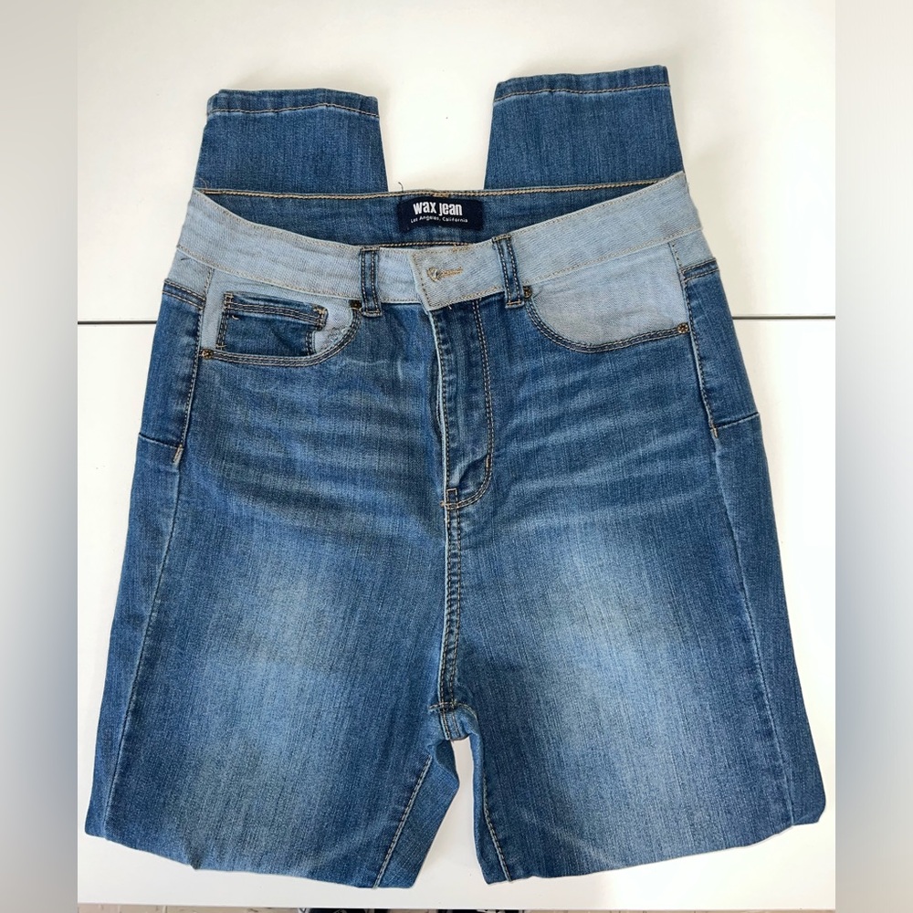Wax Jean Women's High Rise Light Blue Jeans